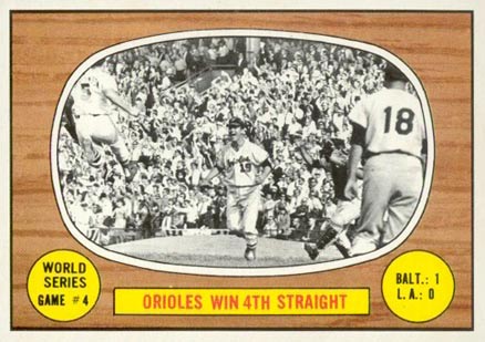1967 Topps World Series Game #4 #154 Baseball Card