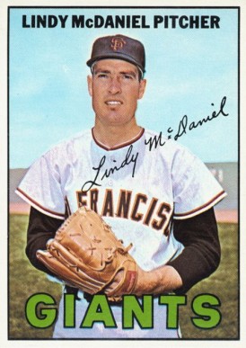 1967 Topps Lindy McDaniel #46 Baseball Card