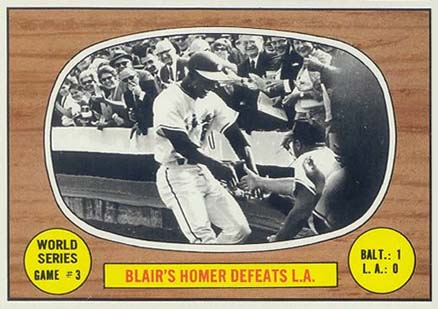 1967 Topps World Series Game #3 #153 Baseball Card