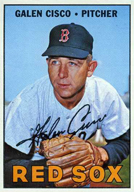 1967 Topps Galen Cisco #596 Baseball Card