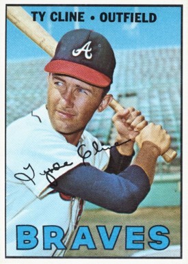 1967 Topps Ty Cline #591 Baseball Card
