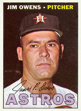 1967 Topps Jim Owens #582 Baseball Card