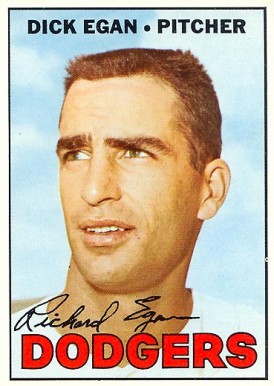 1967 Topps Richard Egan #539 Baseball Card