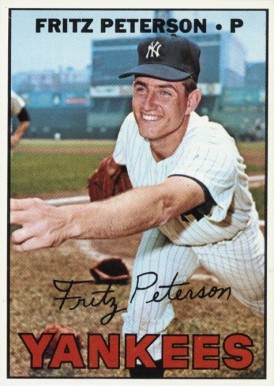 1967 Topps Fritz Peterson #495 Baseball Card
