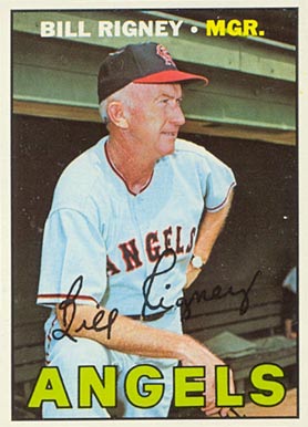 1967 Topps Bill Rigney #494 Baseball Card