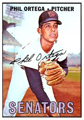 1967 Topps Phil Ortega #493 Baseball Card