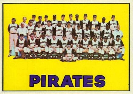 1967 Topps Pittsburgh Pirates #492 Baseball Card