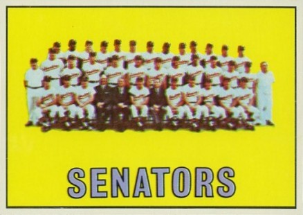1967 Topps Washington Senators #437 Baseball Card