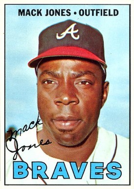 1967 Topps Mack Jones #435 Baseball Card