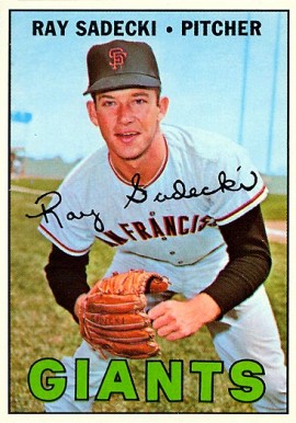 1967 Topps Ray Sadecki #409 Baseball Card