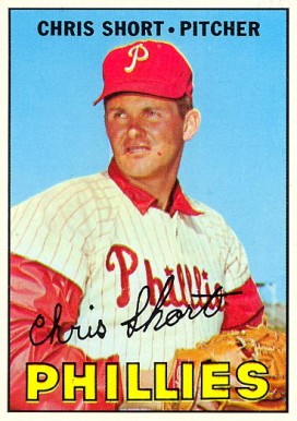 1967 Topps Chris Short #395 Baseball Card