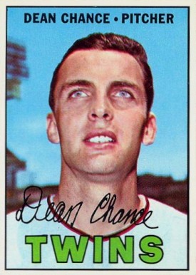 1967 Topps Dean Chance #380 Baseball Card
