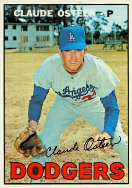 1967 Topps Claude Osteen #330 Baseball Card