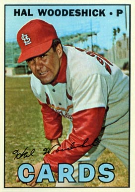 1967 Topps Hal Woodeshick #324 Baseball Card