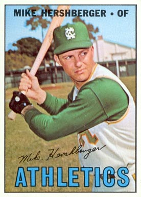 1967 Topps Mike Hershberger #323 Baseball Card
