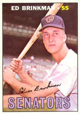 1967 Topps Ed Brinkman #311 Baseball Card