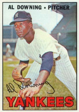 1967 Topps Al Downing #308 Baseball Card