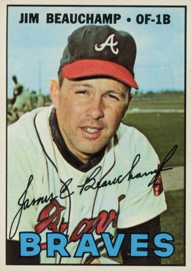 1967 Topps Jim Beauchamp #307 Baseball Card