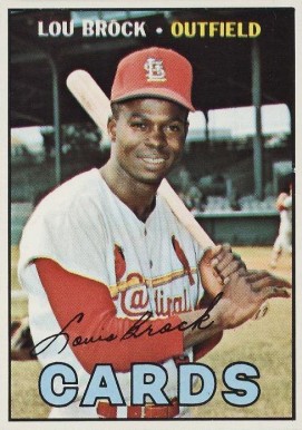 1967 Topps Lou Brock #285 Baseball Card