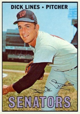 1967 Topps Dick Lines #273 Baseball Card