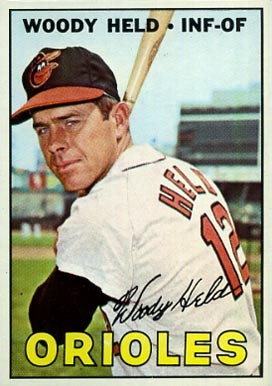 1967 Topps Woody Held #251 Baseball Card