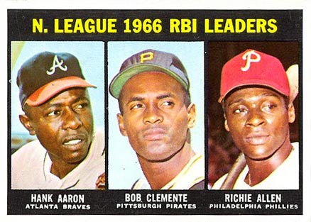 1967 Topps N.L. R.B.I. Leaders #242 Baseball Card