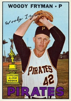 1967 Topps Woody Fryman #221 Baseball Card