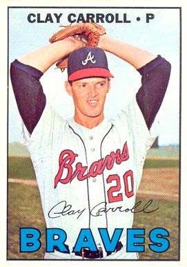 1967 Topps Clay Carroll #219 Baseball Card