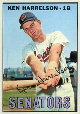 1967 Topps Ken Harrelson #188 Baseball Card