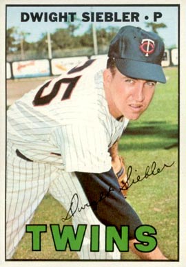 1967 Topps Dwight Siebler #164 Baseball Card