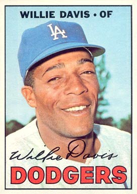 1967 Topps Willie Davis #160 Baseball Card