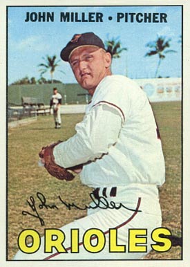 1967 Topps John Miller #141 Baseball Card
