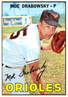 1967 Topps Moe Drabowsky #125 Baseball Card