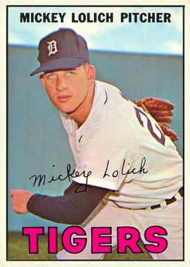 1967 Topps Mickey Lolich #88 Baseball Card