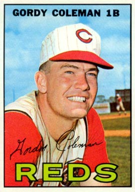 1967 Topps Gordy Coleman #61 Baseball Card