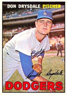 1967 Topps Don Drysdale #55 Baseball Card
