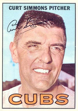 1967 Topps Curt Simmons #39 Baseball Card