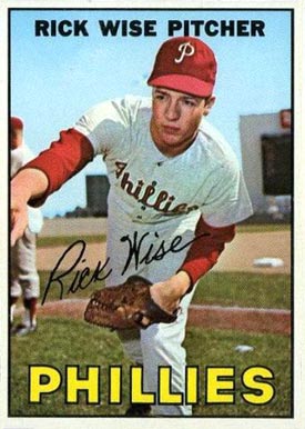 1967 Topps Rick Wise #37 Baseball Card