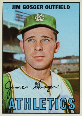 1967 Topps Jim Gosger #17 Baseball Card