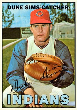 1967 Topps Duke Sims #3 Baseball Card
