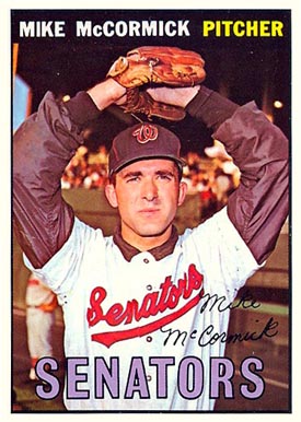 1967 Topps Mike McCormick #86a Baseball Card