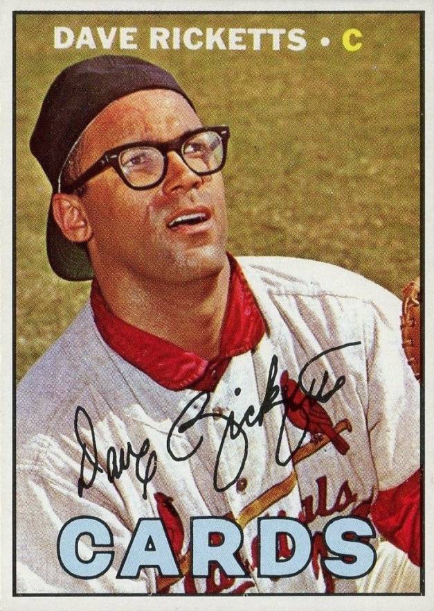 1967 Topps Dave Ricketts #589 Baseball Card
