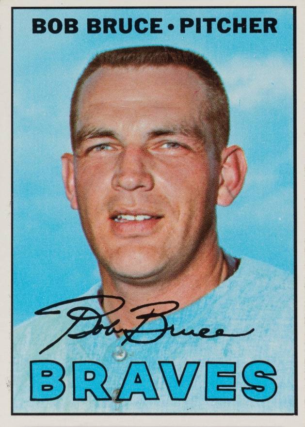1967 Topps Bob Bruce #417e Baseball Card