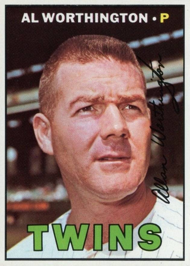 1967 Topps Al Worthington #399 Baseball Card