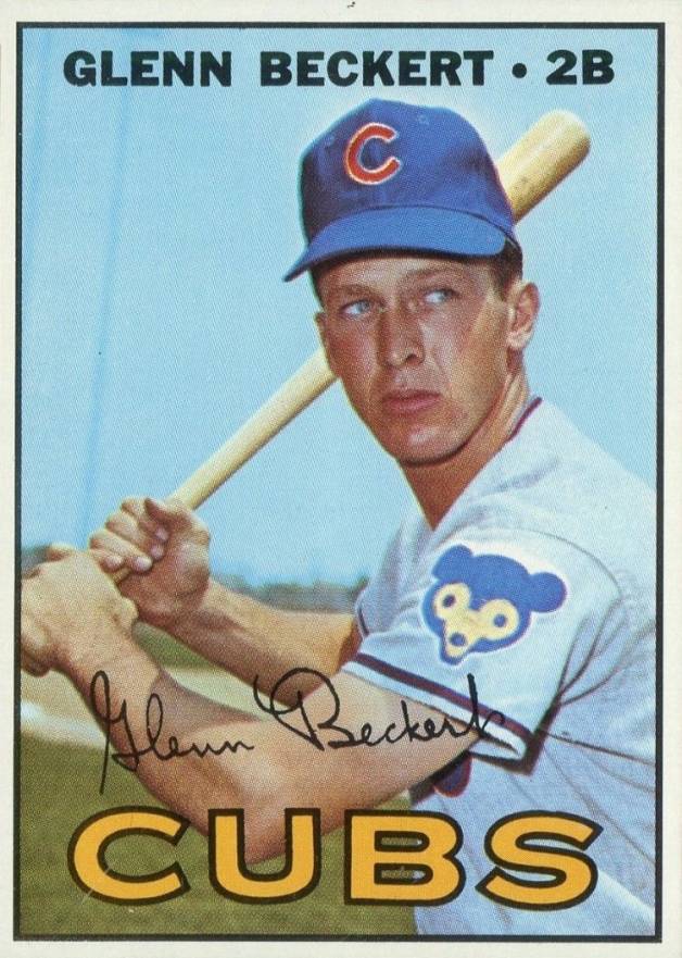 1967 Topps Glenn Beckert #296 Baseball Card