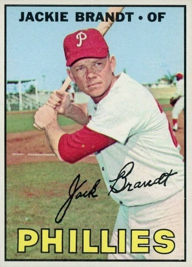 1967 Topps Jackie Brandt #142 Baseball Card