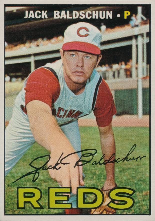 1967 Topps Jack Baldschun #114 Baseball Card