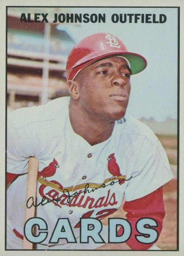1967 Topps Alex Johnson #108 Baseball Card