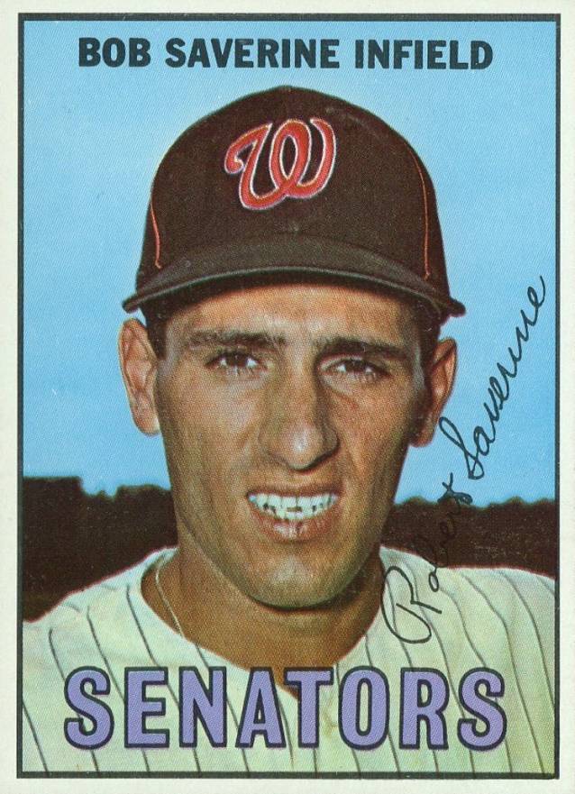 1967 Topps Bob Saverine #27 Baseball Card