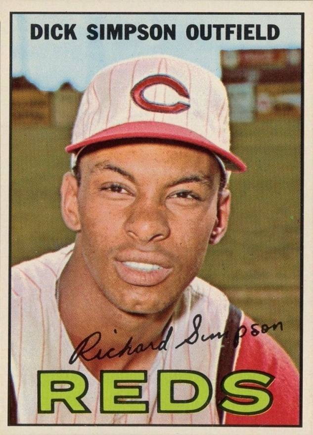1967 Topps Dick Simpson #6 Baseball Card